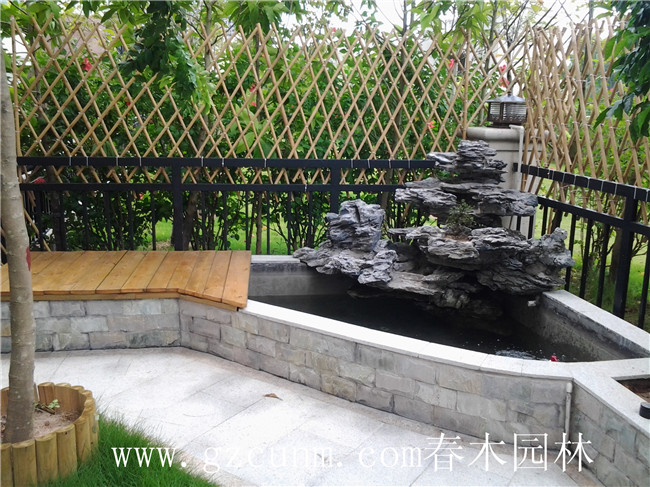 锦锈香江私家花园鱼池设计图