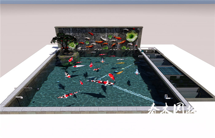 鱼池过滤系统设计效果图