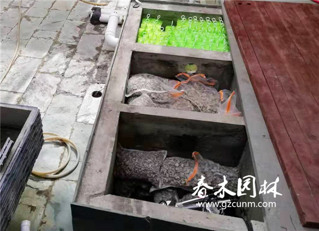 广州黄埔区鱼池过滤系统改造图片4