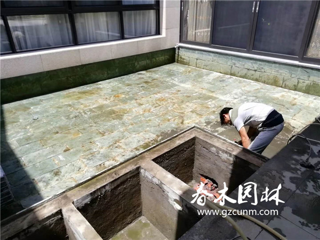 广州黄埔区鱼池过滤系统改造图片2